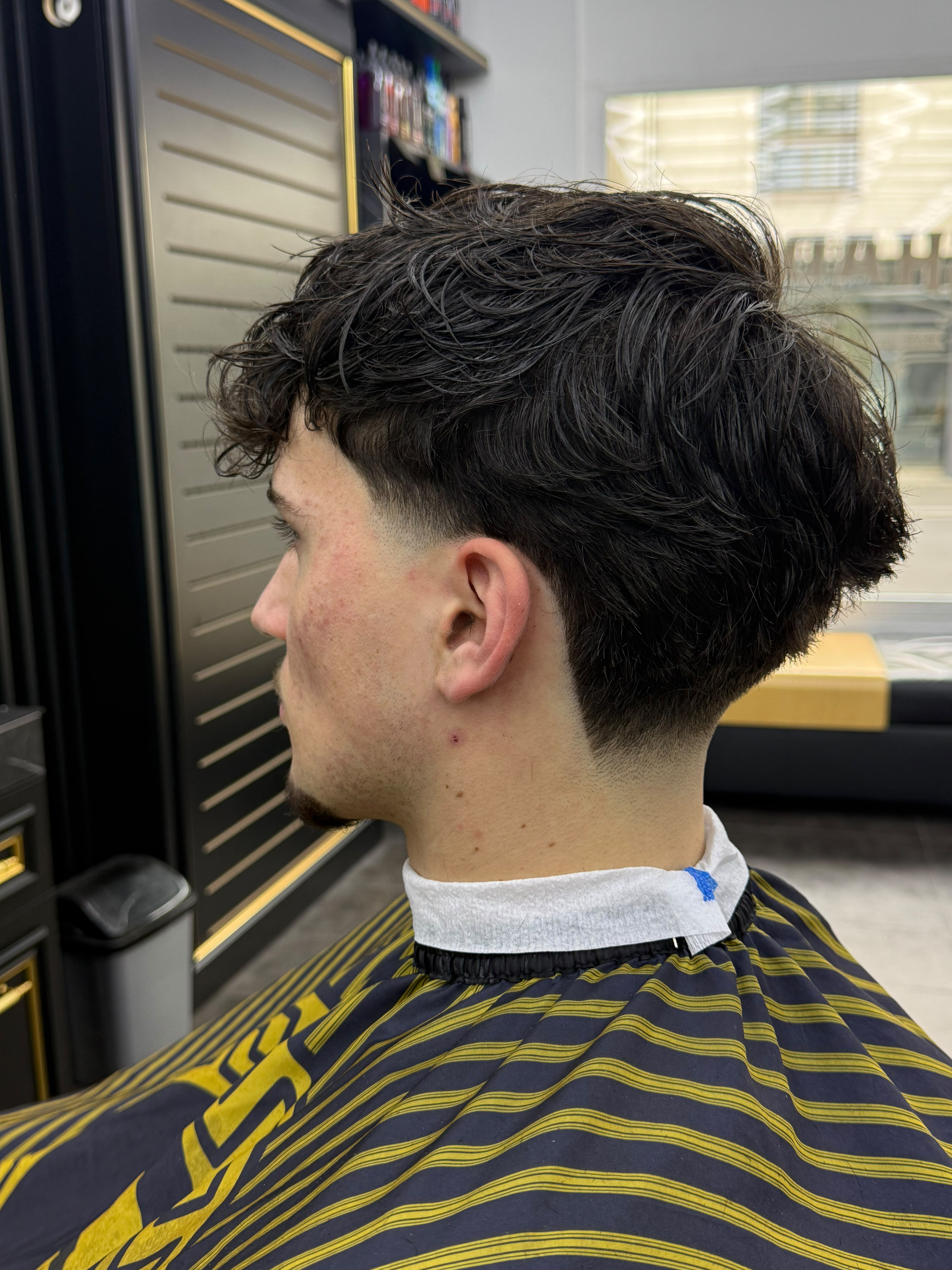 Texturierter Taper mit Deckhaar
